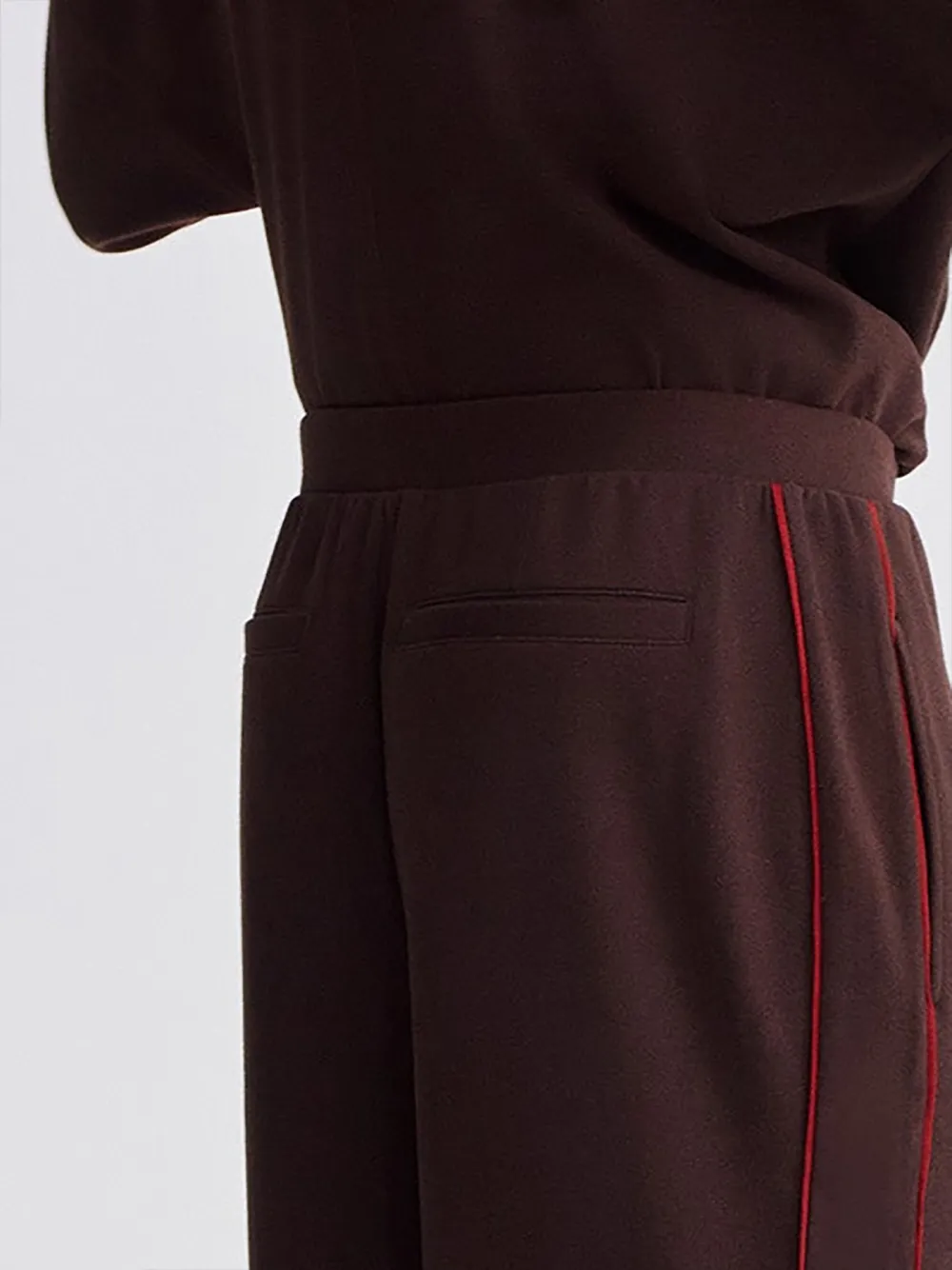 Brushed Rib Wide Leg Pant 28