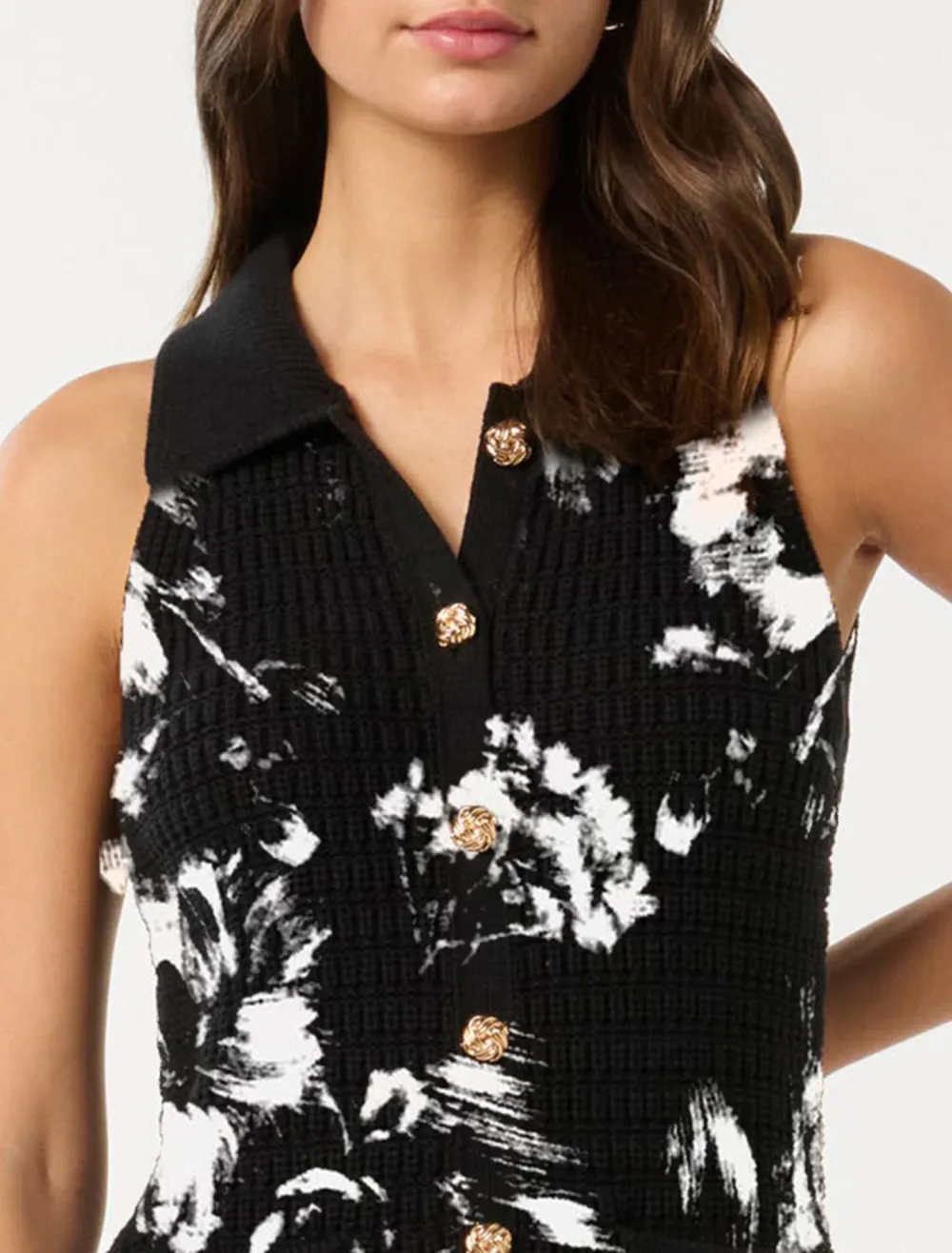 Regular Textured Knit Mini Dress