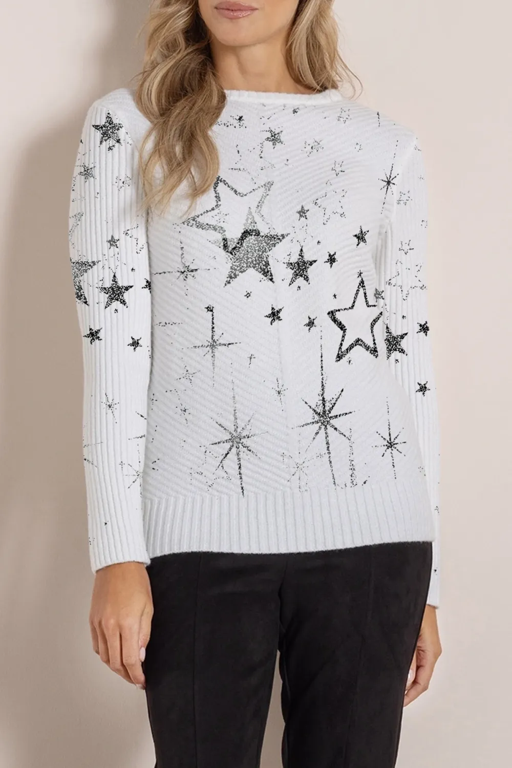 Ribbed Long Sleeve Jumper