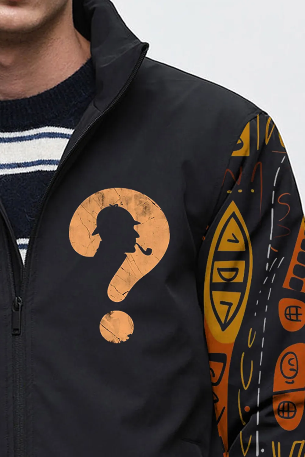 Black High Neck Padded Jacket