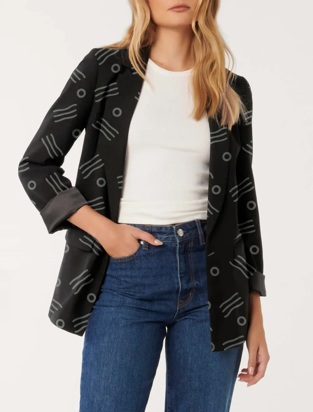 Mason Petite Boyfriend Blazer