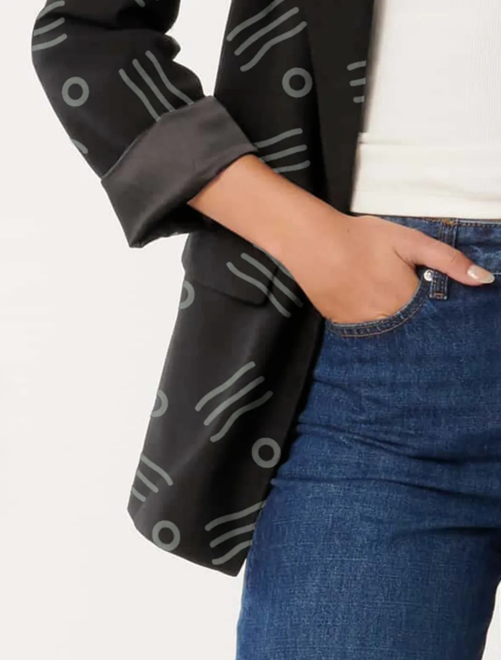 Mason Petite Boyfriend Blazer