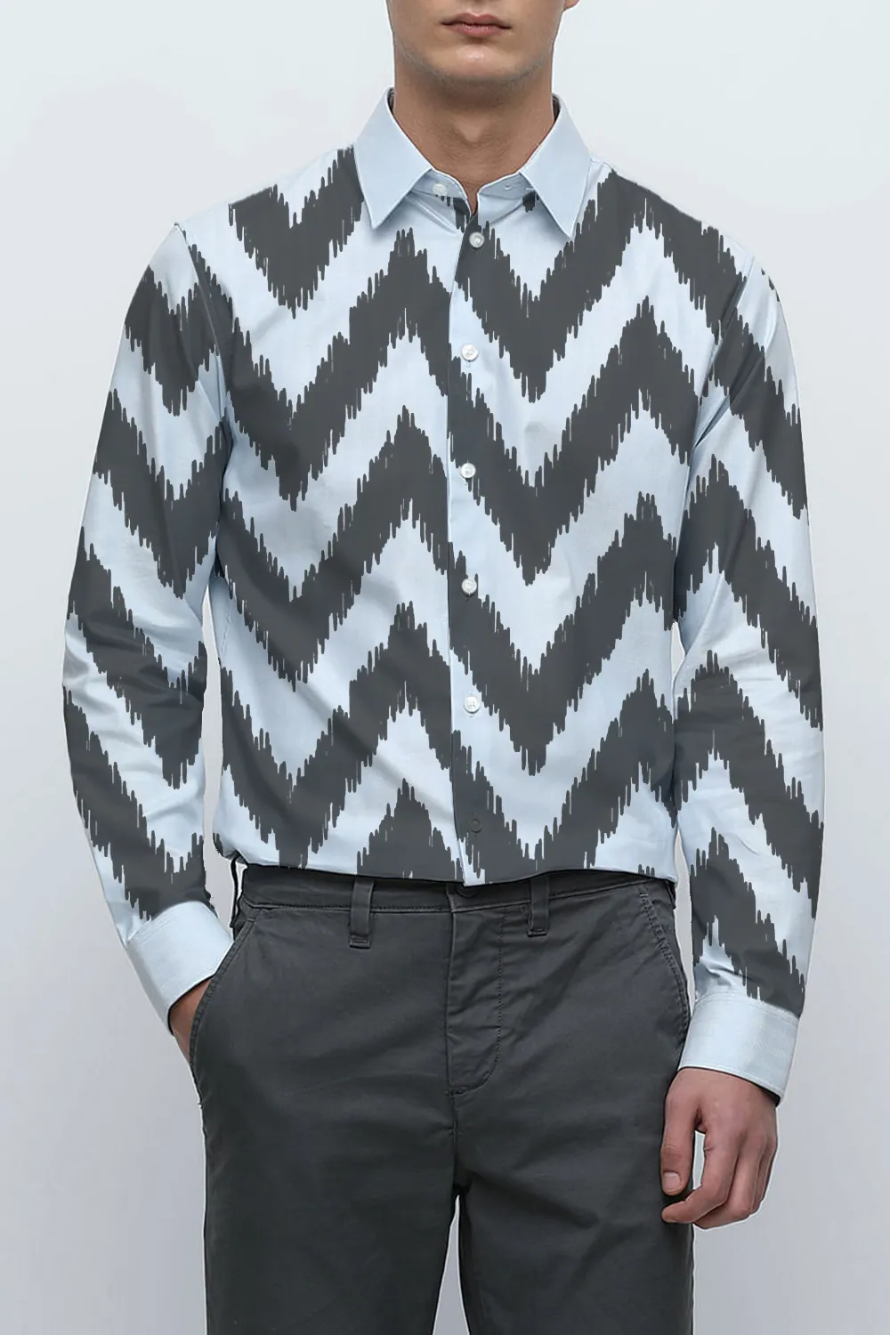 White Formal Full Sleeves Shirt