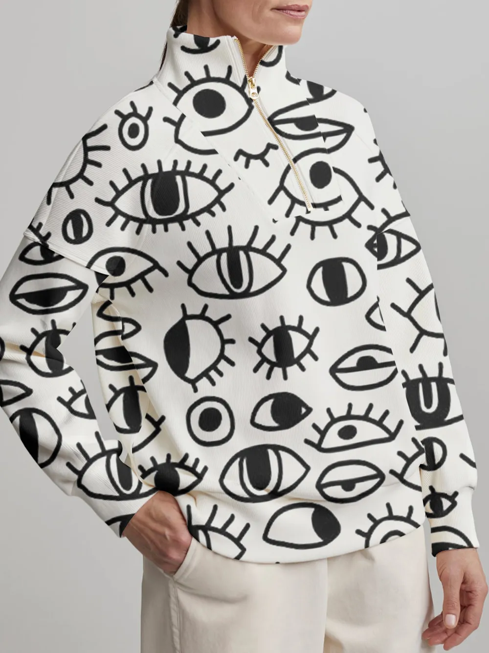 Rhea Half-Zip Sweat