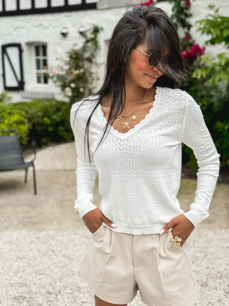KATIE PATTERNED SWEATER