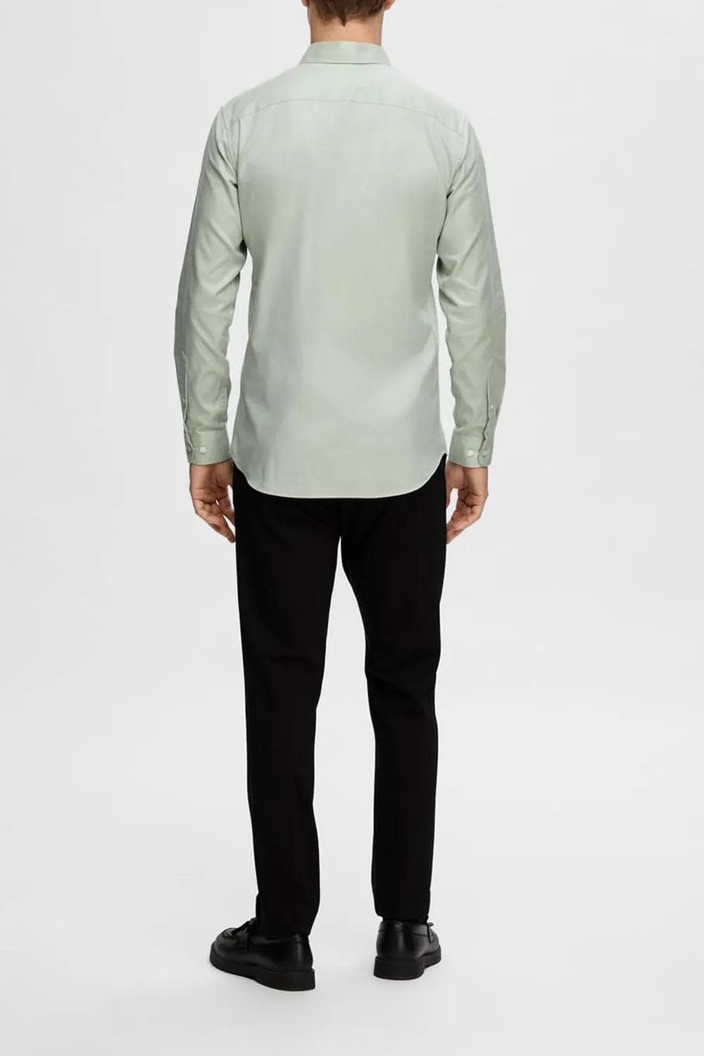 Green Jersey Slim Fit Shirt