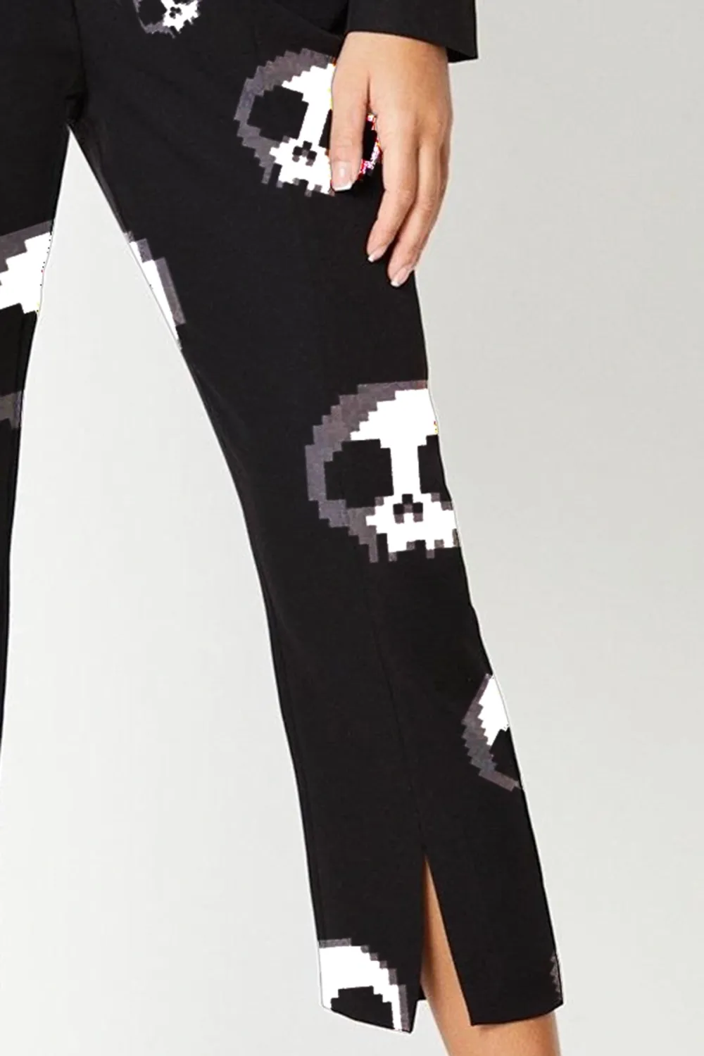 7/8 Split Front Slim Trouser