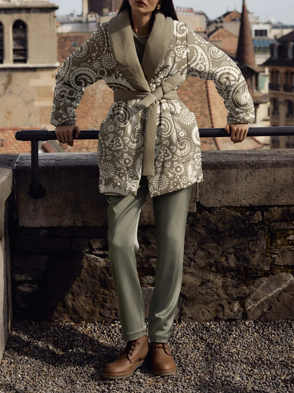 Laona Padded Wrap Jacket