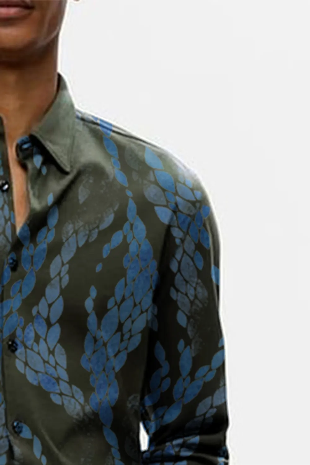 Deep Green Jersey Slim Fit Shirt