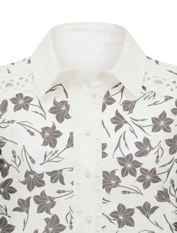 Carina Crochet Trim Shirt