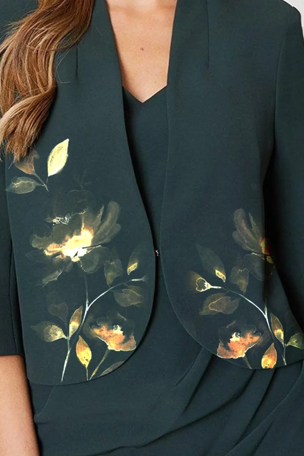 3/4 Sleeve Structured Jacket