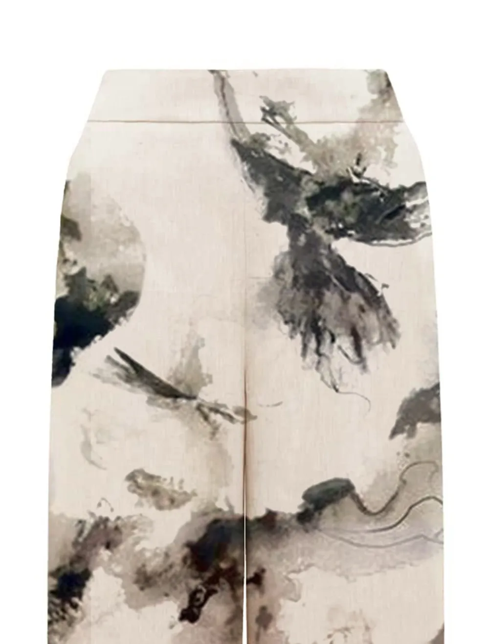 Martha Linen Wide-Leg Pants