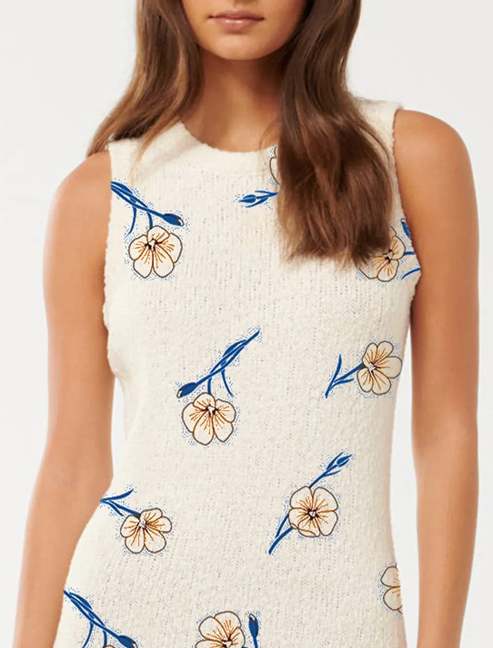 Thea Boucle Racer Dress
