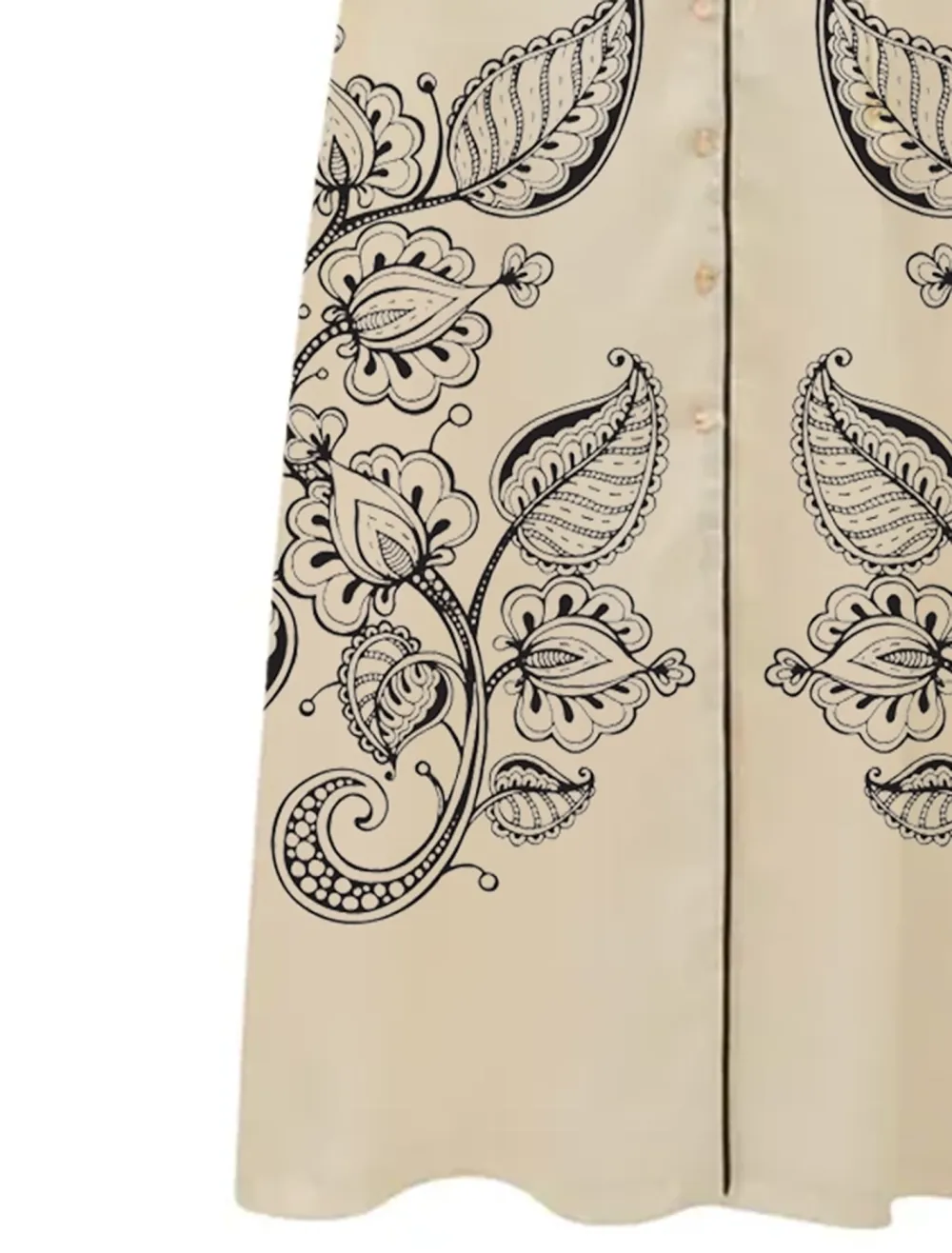 Tabitha Contrast Linen Midi Dress
