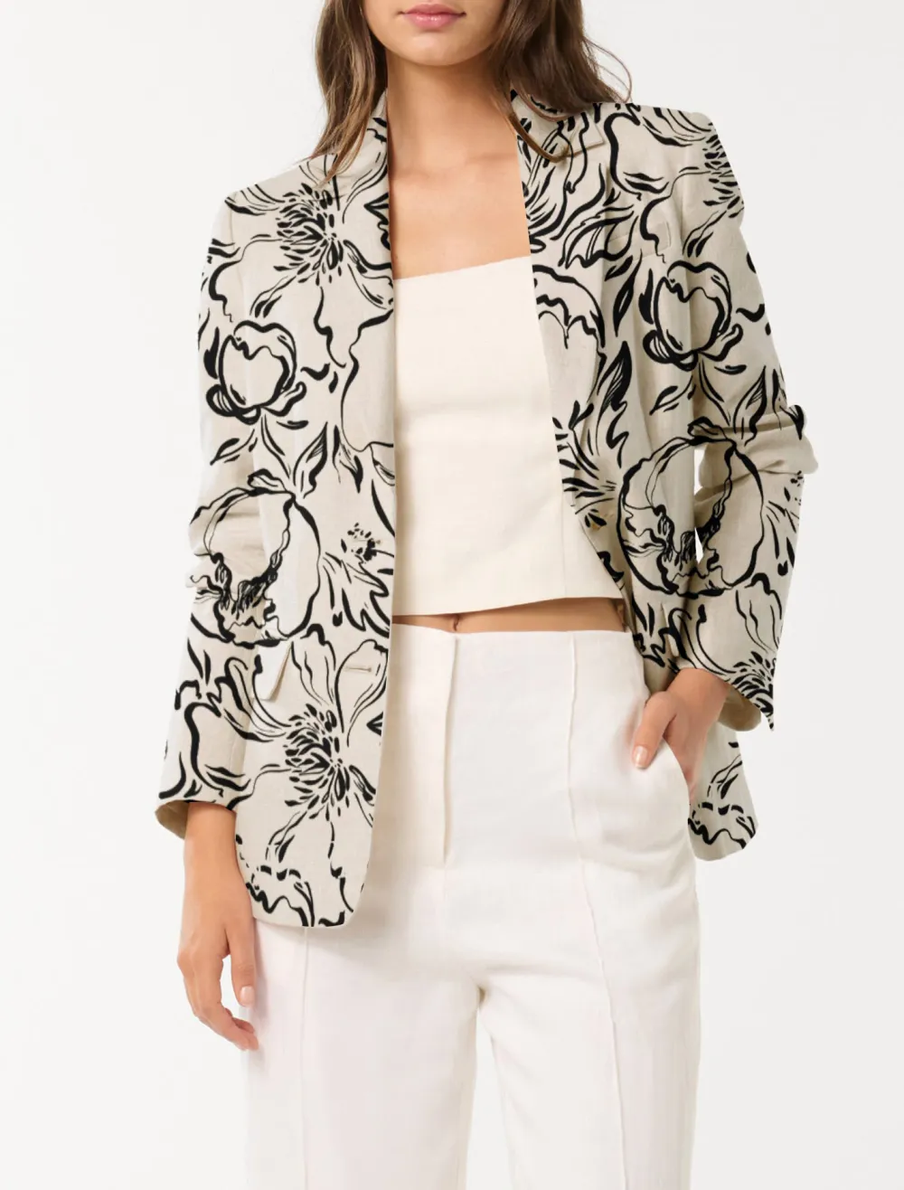 Laura Linen Blazer