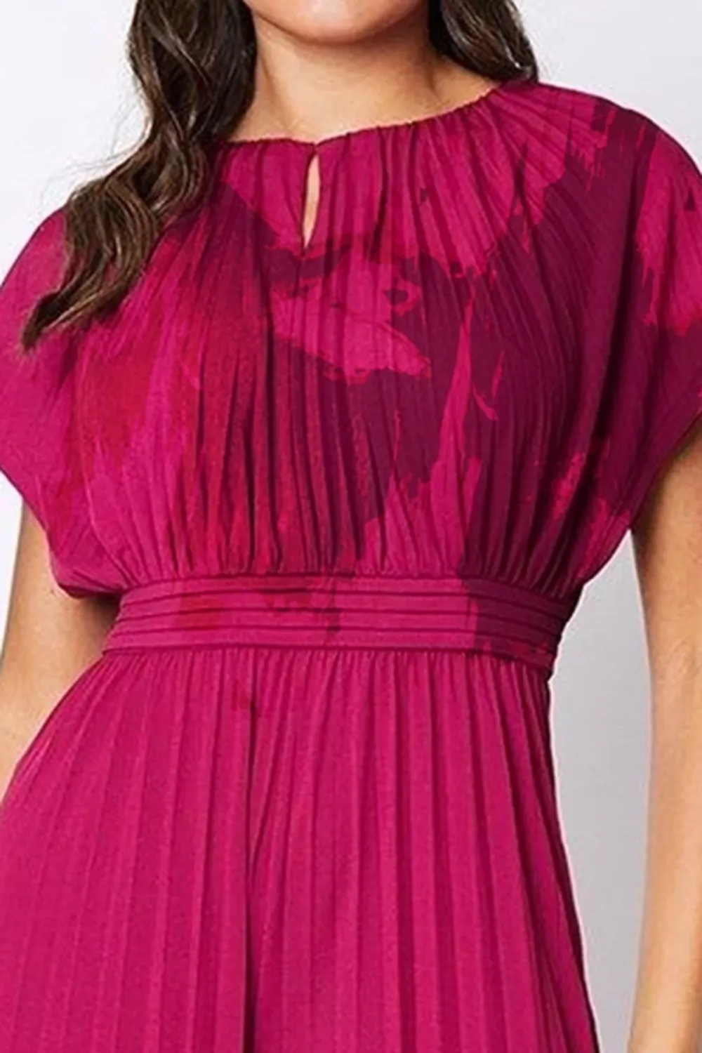 Jersey Pleated Jumpsuit
