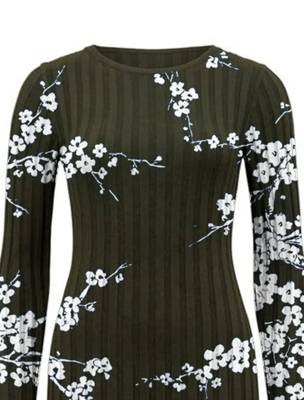 Lyla Crew-Neck Knit Dress