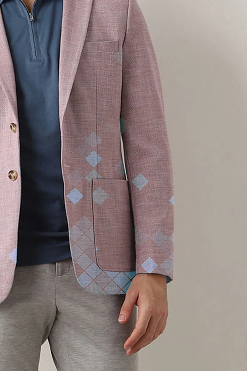 Red Structured Blazer