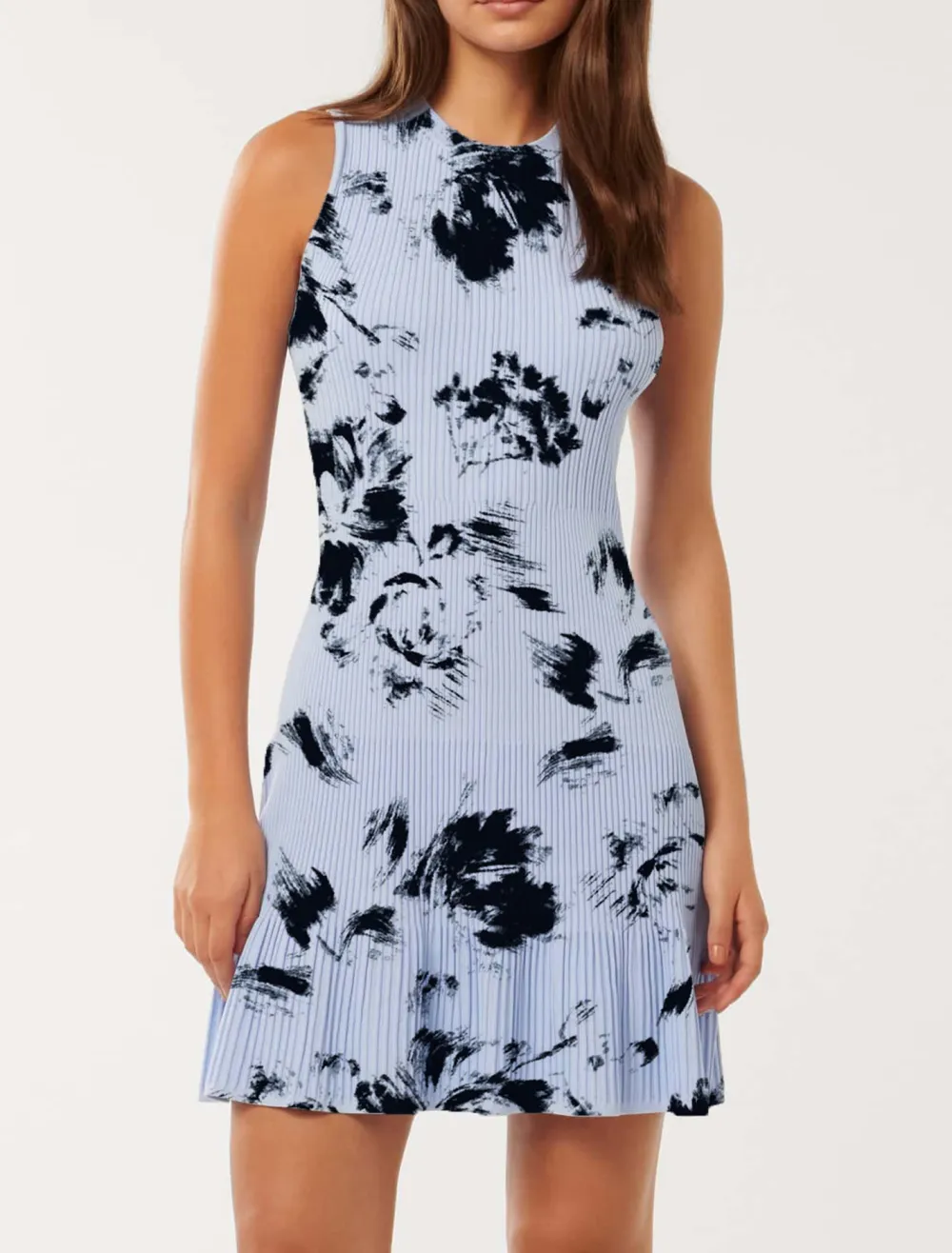 Sleeveless Knit Mini Dress