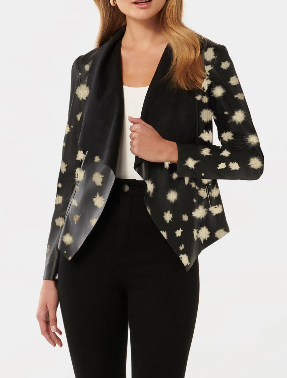 Leather Fabric Material Jacket