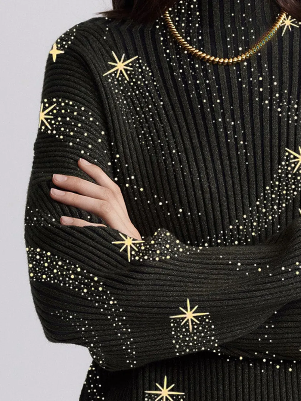Kingsley Mock Neck Knit