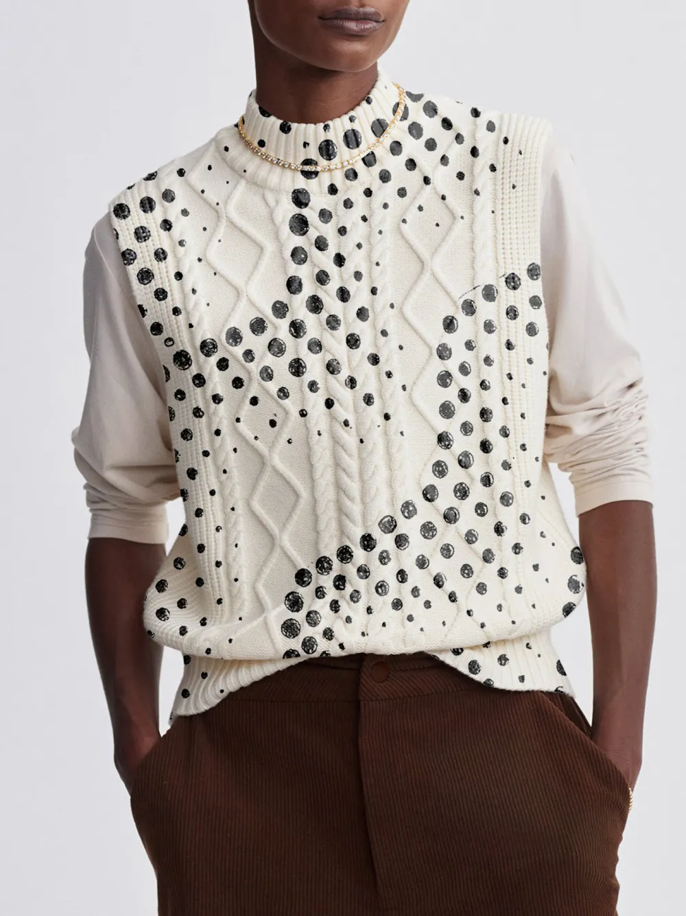 Joilette Roll Neck Vest