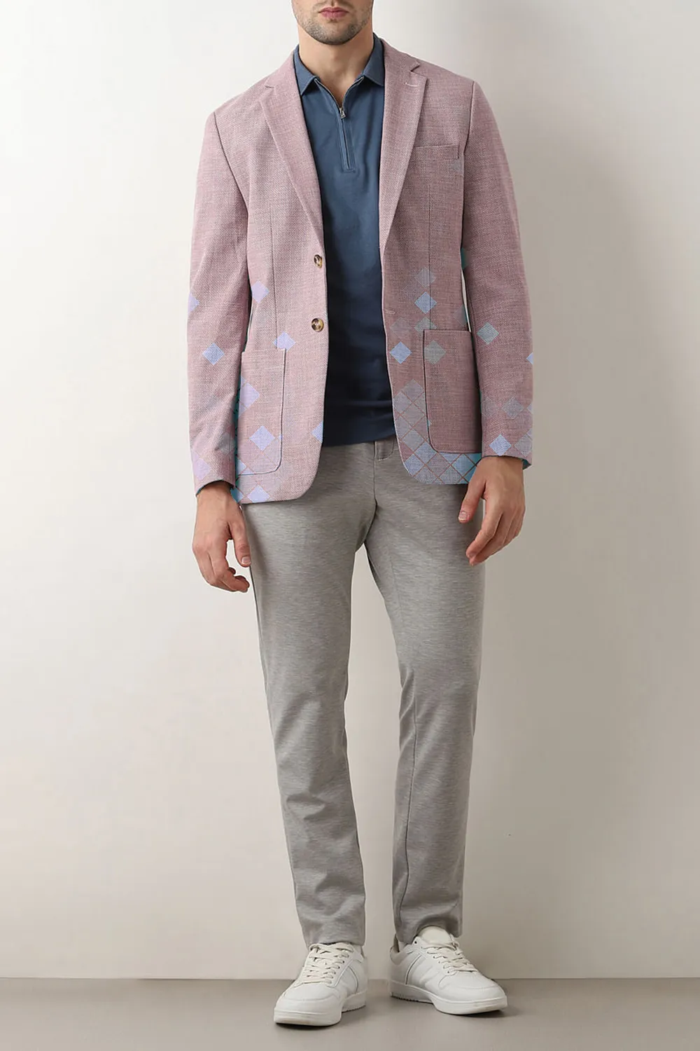 Red Structured Blazer