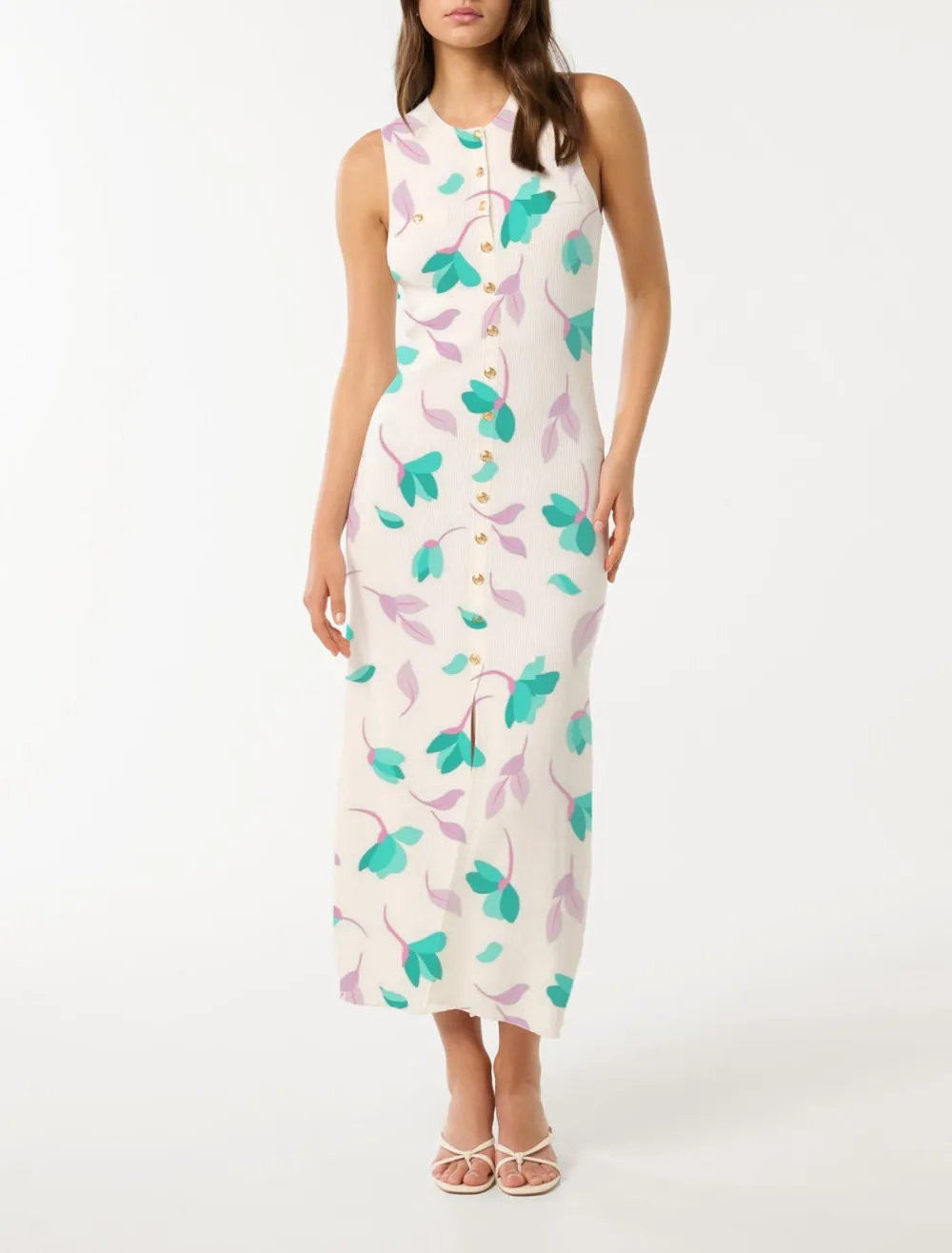 Kelly Button-Through Knit Dress