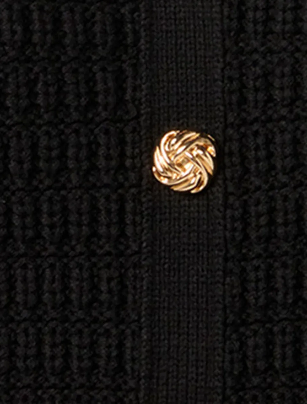 Regular Textured Knit Mini Dress