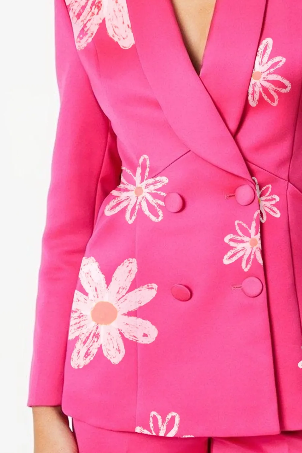 Bow Back Tailored Satin Blazer