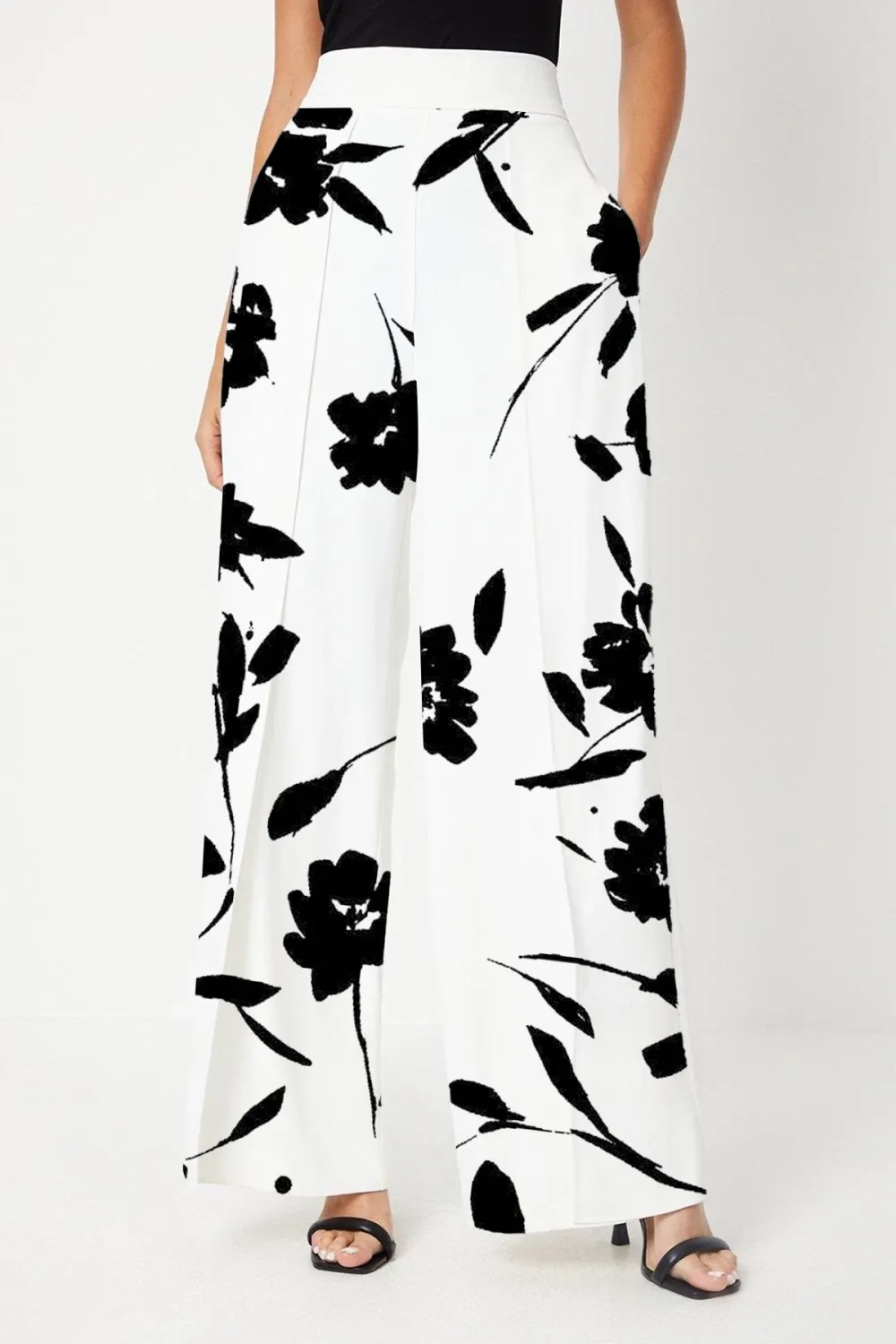 Overlay Wide Leg Trouser