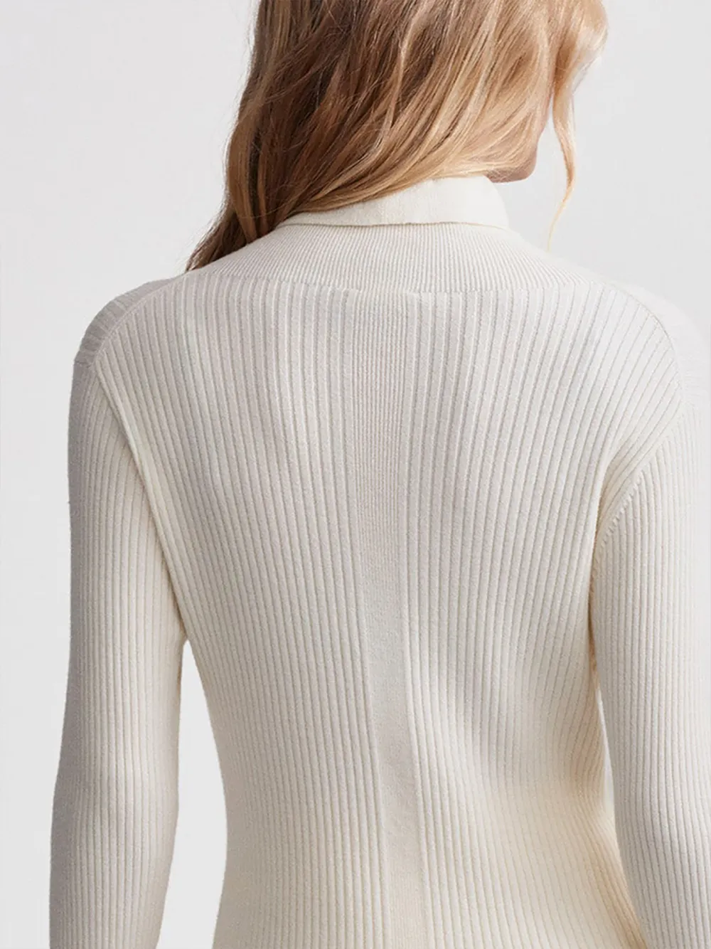 Ravena Rib Knit High-Neck Top